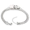 Azubpi Handcuff Bracelet Anklet, Stainless Steel Chain Waterproof Hypoallergenic Unisex
