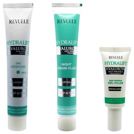REVUELE HYDRALIFT HYALURON 3 PACK CREMA DE DÍA - CREMA DE NOCHE - GEL CONTORNO DE OJOS 50ML/50ML/25ML