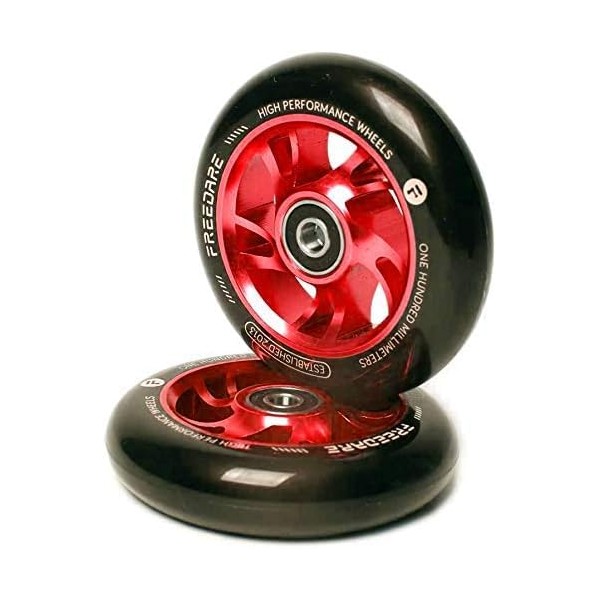 FREEDARE Pro Stunt Scooter Wheels 110 mm, ABEC 7 Bearings,