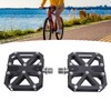 Mountain Cycling Pedals Carbon Fiber 3 Bearing Anti Slip Hollow