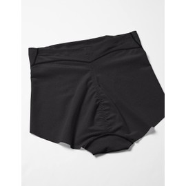 Lucien 15WFO219 Women's Girdle Shorts, Short Length, Small Belly Compression Pants, Correction, Solving Lower Body Problems, Black