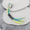 EMSea 4Pcs 3-Wire Motorcycle Headlight Bulb Holder Compatible with Jialing