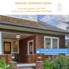 Vexagyle Outdoor Flush Mount Motion Sensor Ceiling Light,2-Light Industrial Porch