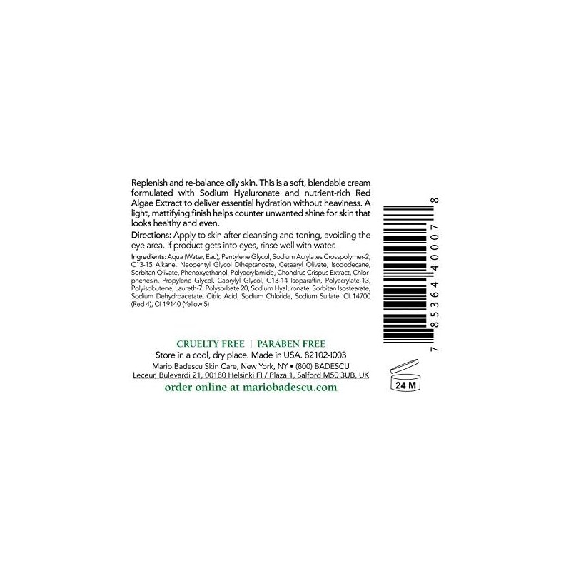 Mario Badescu Mario Badescu Moisturizer 2 Fl Oz