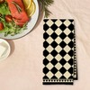 ArtisaEura Boho Neutral Checkered Kitchen Towels, Beige and Black Checkered