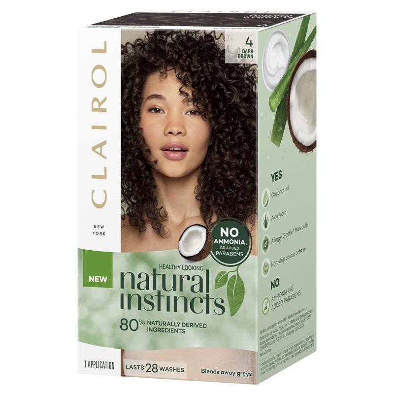 CLAIROL Natural Instincts 4 Dark Brown