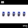 DEVMO 5PCS 8mm to 12mm Tube Air Pneumatic Push in