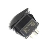 Carling MOMENTARY Rocker Switch SPDT, 20A 12VDC, 24VDC (ON) Off
