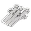 Sunstar Stationery S3623378 Moomin Clip, Acrylic Clip, 3 Pieces