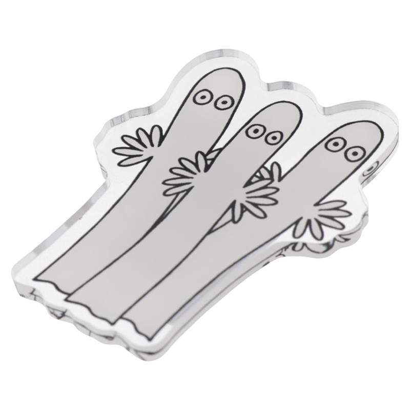 Sunstar Stationery S3623378 Moomin Clip, Acrylic Clip, 3 Pieces
