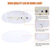 Facon 12V LED RV Dome Light, Length: 9-1/4'', DDS01-608-CW, Large