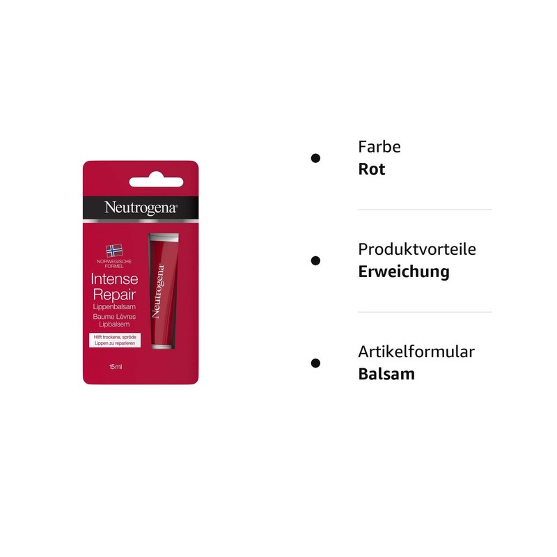 Neutrogena Norwegian Formula Lip Balm Intense Repair for Dry Lips