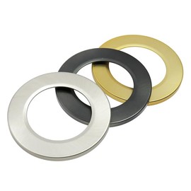 VoltShine Road LED Downlight Ring Set (3 Pieces) in Sophisticated Silver - Modernize Your Lighting in Style. Easy Installation, Durability and Adaptability to Any Ambience.