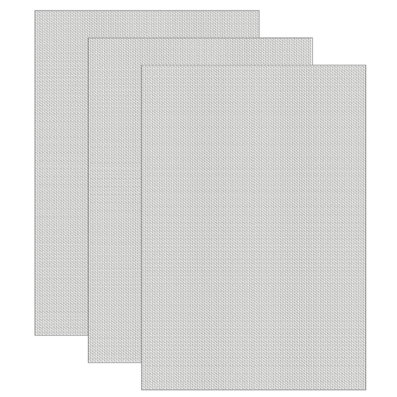 Pack of 3 A4 Wire Mesh Stainless Steel Filter Mesh