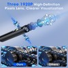 Triple Lens Borescope with 5" IPS Screen, 1920P HD Inspection