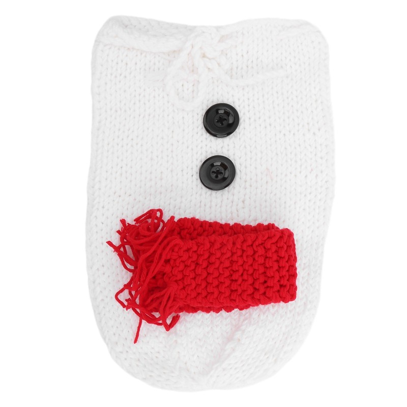 Baby Crochet Knitted Sleeping Bag Infant Cartoon Soft Wraps Photography