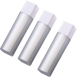 LJJCSFF 3pcs Square Essence Dispensers Frosted Airless Pump Bottles Plastic Refillable Empty Pump Bottles For Foundation Cream Lotion Pump Bottles 50ml