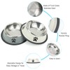 Podinor Stainless Steel Dog Bowls, Food and Water Non Slip