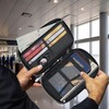 F & EN CO Leather Passport Holder Wallet Family with