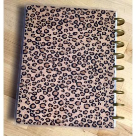 Handmade Wild Animal Leopard Print Cover Set made for use with Classic Happy Planner-