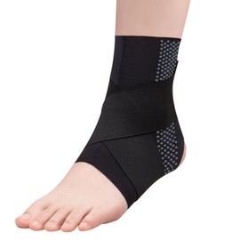 Rirasapo Ankle Supporter Slim Type 【Physical The Brand】 Thin Breathable Anti-sweat High Air Permeability Sprain Ankle Support Sports Daily Life Fixation Insole Footbed (S, 21cm~24cm)