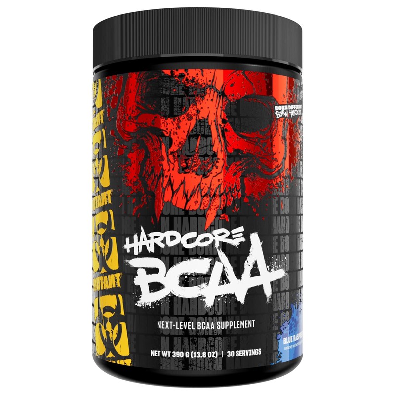 Mutant Hardcore Bcaa Sabor Frambuesa Azul con Electrolitos 30 Porciones