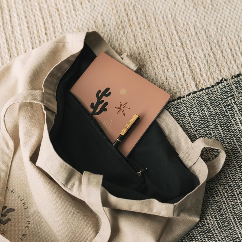 Kokonote Cotton Tote Bag - Kalima | 18.5 x 15.7