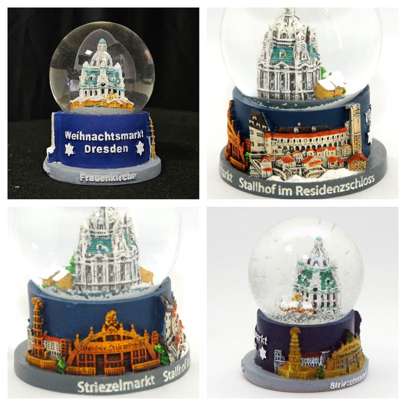 30017 Souvenir Snow Globe Germany Christmas Market Dresden