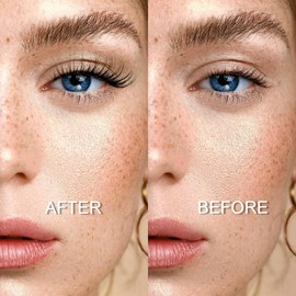 False Eyelashes Clear Band Lashes Natural Look 16mm Fluffy Wispy Lashes Cat Eye Fake Eyelashes Pack by Kiromiro, 7 Pairs