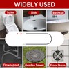 Snake Drain Clog Remover, 63 Inch 2pack - Toilet Snake,