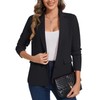 MINTLIMIT Womens Notched Lapel Button Blazer Long Sleeve Jacket Suit
