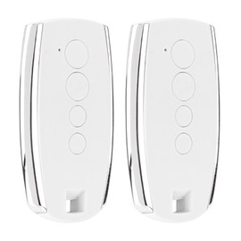 2 x Garage Door Remote Control Hansender for King Gates Stylo 4K and Stylo 2K 433MHz White
