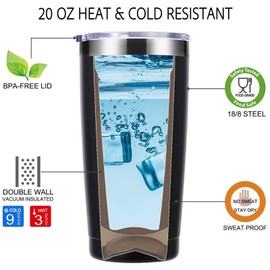 momocici Dad Mom Est 2024 20 OZ Tumbler.Anniversary New Parents Pregnancy New Dad Mom Parents to be Gift.Father's Mother's Day Couples Gifts.New Dad New Mom Mom to Be Dad to Be Gifts.(Black&White)
