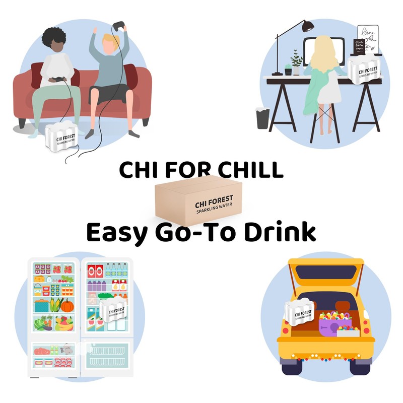 CHI FOREST Grape Delight Sparkling Water…