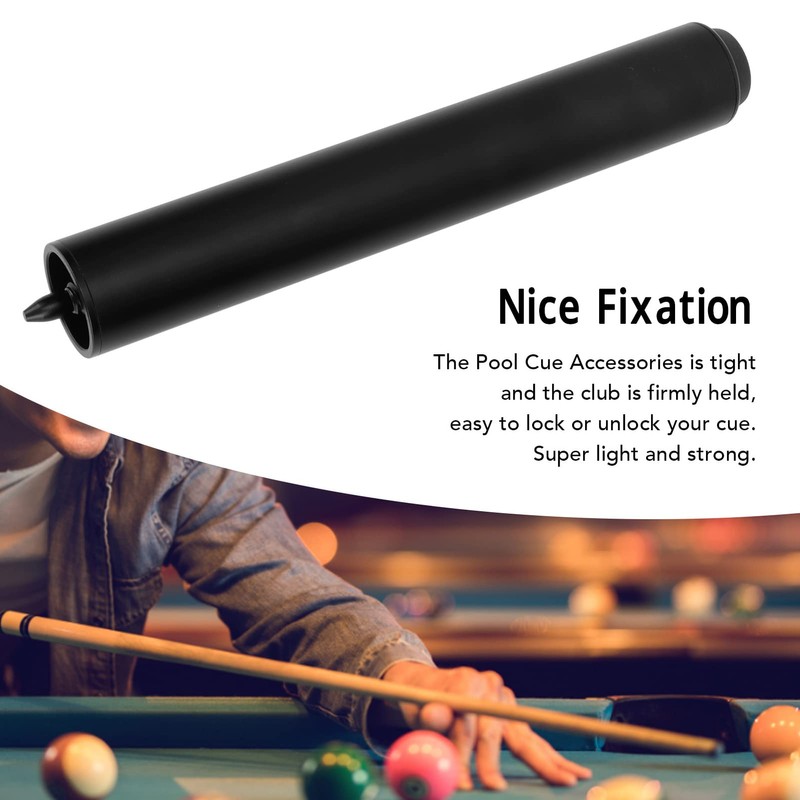 Premium Aluminum Billiard Pool Cue Extender, Cue Pool Accessory with