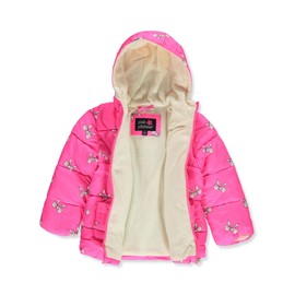 Pink Platinum Girls' 2-Piece Snowsuit Jacket Set Outfit - pink, 3t