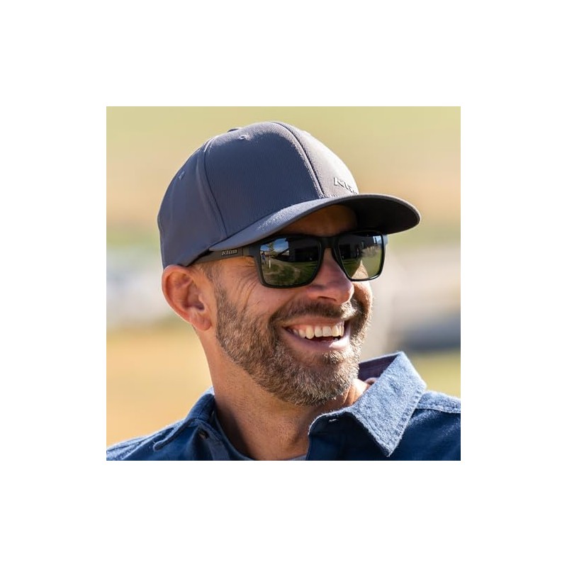 KLIM Ignition Sunglasses - Matte Black Frame - Smoke Black