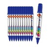 Monami Jumbo Big Board Marker Blue 12-Pack / 모나미 점보형 빅 보드마카 블루 12개입