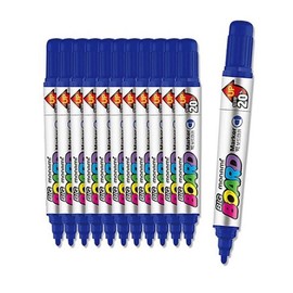 Monami Jumbo Big Board Marker Blue 12-Pack / 모나미 점보형 빅 보드마카 블루 12개입