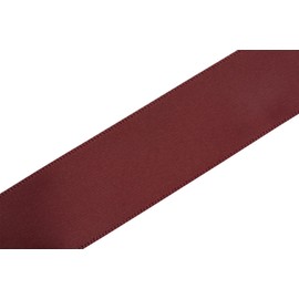 Fondersy 91 Meters Burgundy Double Faced Satin Ribbon - 25mm Width for Wedding, Gift Wrapping, Floral Arrangement and Crafts