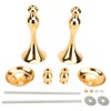 2 Pcs Wedding Flower Stand Exquisite Metal Candle Holder Wedding