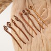 8 Pcs Handmade Wooden Hair Sticks for Women,Japanese & Chinese