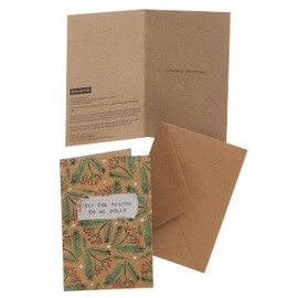 Box of 8 The Season To Be Jolly Samaritans Charity Christmas Cards In Wallet 557009