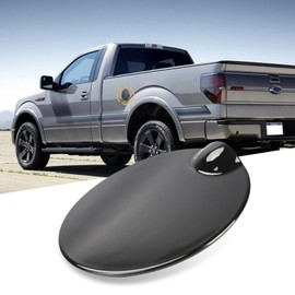 Jaronx Compatible With Ford F150 Gas Cap Cover Replacement 2009 2010 2011 2012 2013 2014, Black Fuel Door Cover for F150 9L3Z-99405A26-AA, Fuel Tank Filler Cap For Ford Gas Door