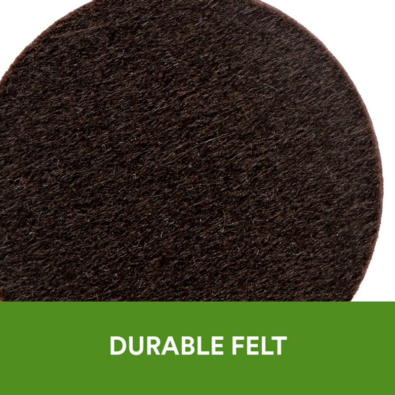 Scotch Felt Pads 199 PCS Brown, Felt Furniture Pads for