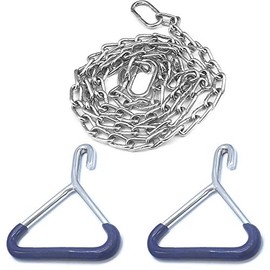 OdontoMed2011 Durable OB Handle Apparatus 2 OB Handle with 30 Inch Chain, Goat, Cow, Cattle Delivery Instruments for Dairy Farm