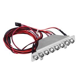 RC Car Light Set, 8 LEDs Light Bar White Red Taillight Lamp Accessory Part for TRAXXAS UDR 1/7 Truck RC Car