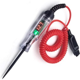 Ozchillon 3–48V Digital Automotive Test Light with LCD Display – Electric Circuit Tester, Voltage Meter, Fuse Checker, Continuity and Wire Probe Tool for Car, Truck, SUV, Trailer (3V/24V/48V)