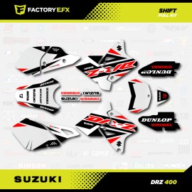 Factory EFX Red Shift Graphics Kit fits Suzuki DRZ400SM Drz400s drz400 Supermoto DRZ