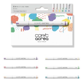 Copic Aqulaire Light 6 Color Set Water Marker Marker